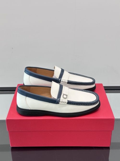 Salvatore Ferragamo Men's Leather Loafers - Stylish & Comfortable 1 Salvatore Ferragamo Men's Leather Loafers - Stylish & Comfortable