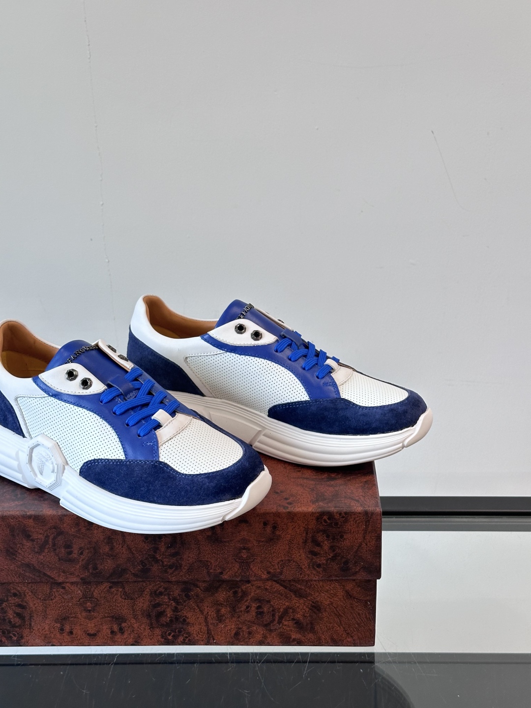 Stefano Ricci Leather Sneakers: Stylish, Breathable Design for Everyday Wear 8 cmp i1750065183521 4321 0 6