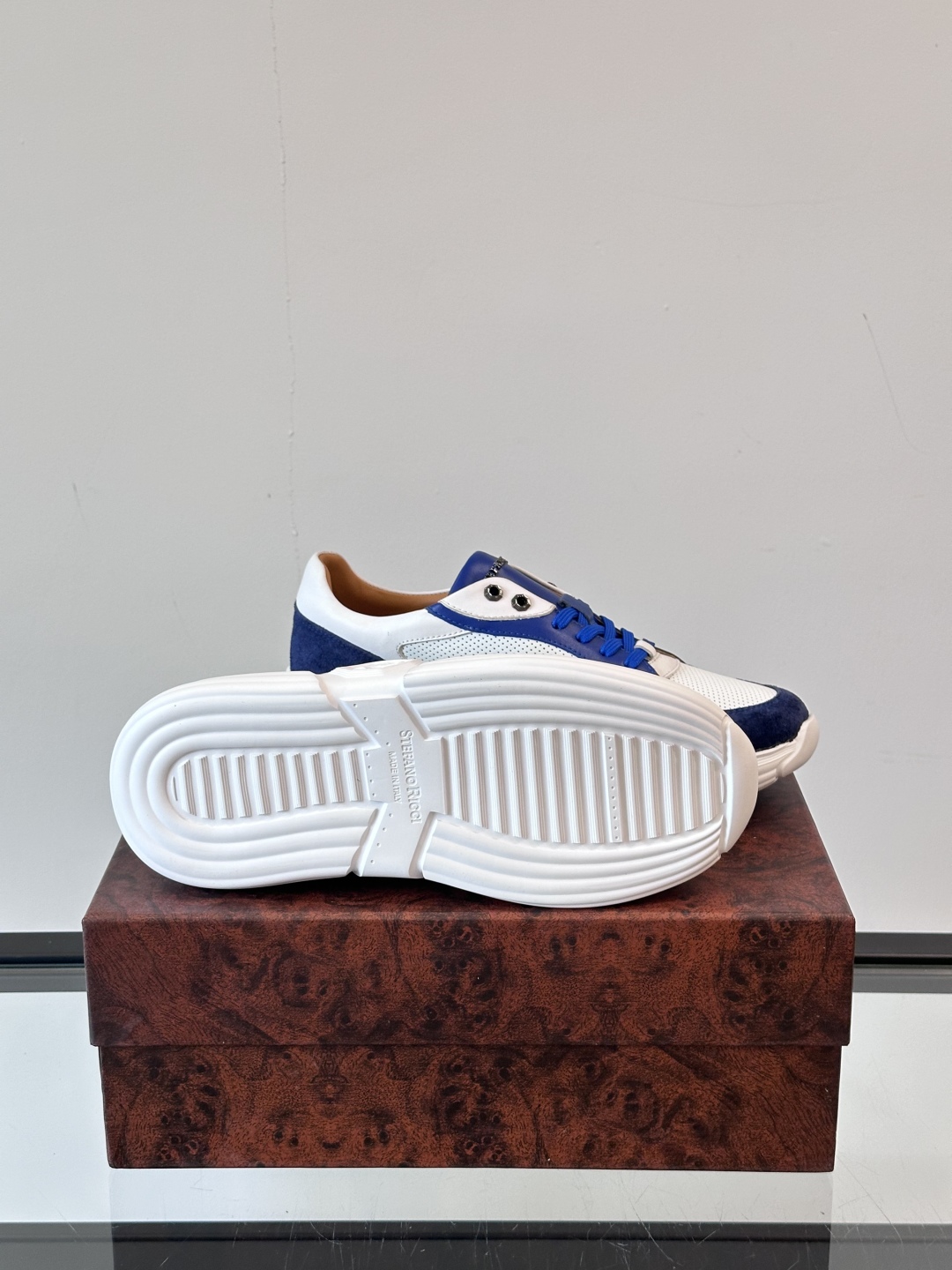 Stefano Ricci Leather Sneakers: Stylish, Breathable Design for Everyday Wear 10 cmp i1750065183529 8598 0 8