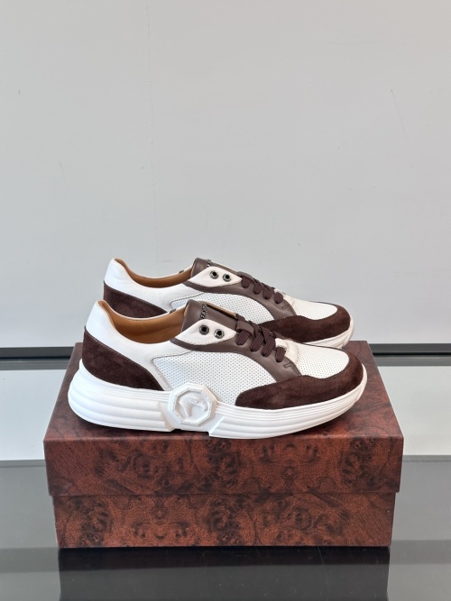 Stefano Ricci Leather Sneakers: Classic Design, Breathable Comfort, Stylish Look 1 Stefano Ricci Leather Sneakers: Classic Design, Breathable Comfort, Stylish Look