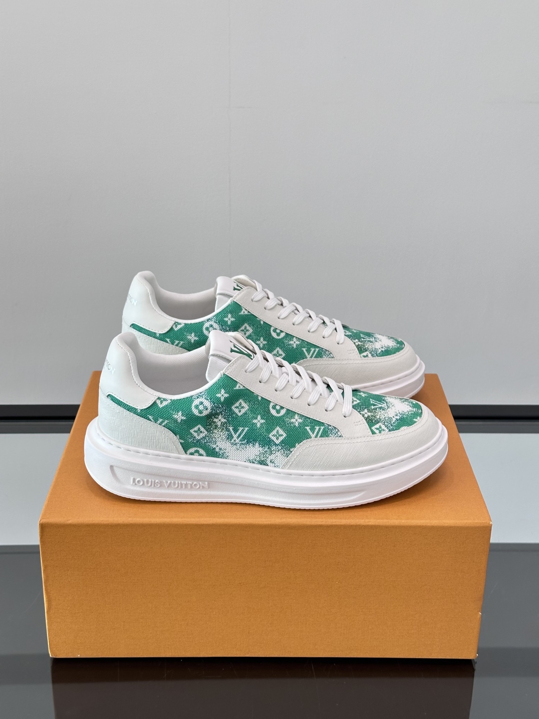 Louis Vuitton Beverly Hills Monogram Leather Sneaker - Stylish & Comfortable 2 cmp i1750065668633 4344 0 0