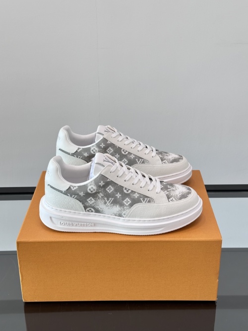 Louis Vuitton Men's Beverly Hills Sneaker in Monogram Leather - Comfortable Fit 1 Louis Vuitton Men's Beverly Hills Sneaker in Monogram Leather - Comfortable Fit