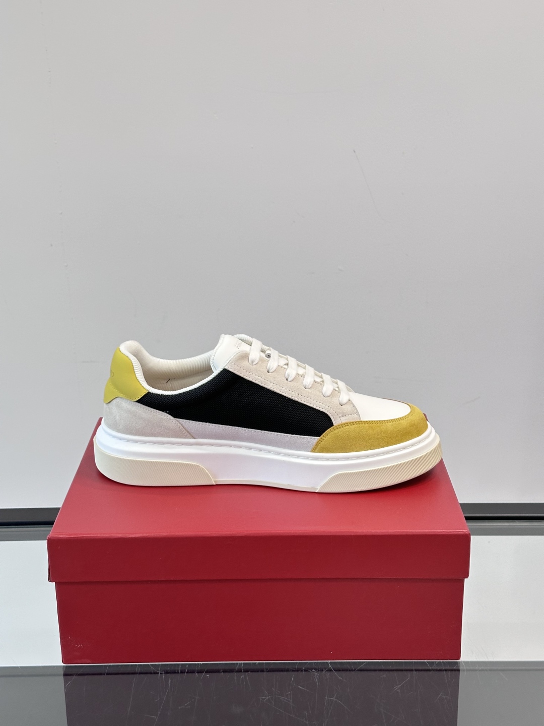 Ferragamo Men's Suede & Leather Trim Sneakers - Stylish & Comfortable 9 cmp i1750224253355 3362 0 7