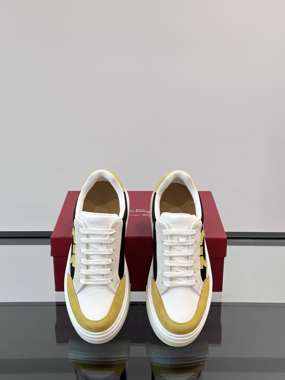 Ferragamo Men's Suede & Leather Trim Sneakers - Stylish & Comfortable 7 cmp i1750224253360 2555 0 5