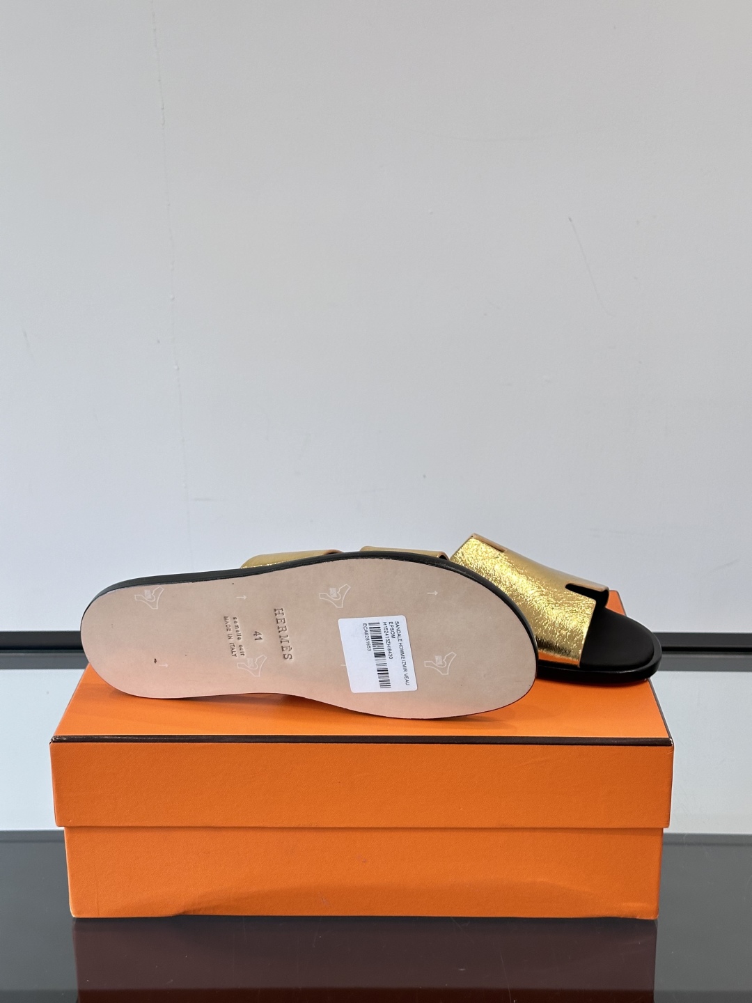 ◾️▫️Hermes 高端真皮大底男士拖鞋，高品质经典单品，用料上乘考究，版型宽松舒适，推荐入手，鞋面选