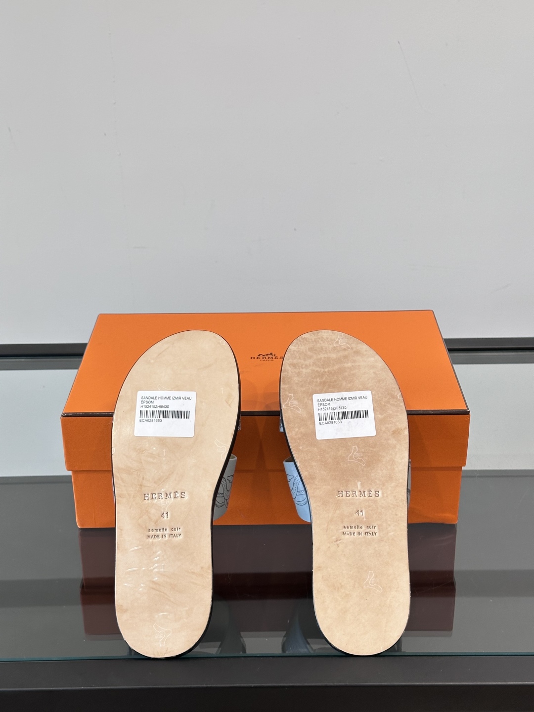 ◾️▫️Hermes 高端真皮大底男士拖鞋，高品质经典单品，用料上乘考究，版型宽松舒适，推荐入手，鞋面选