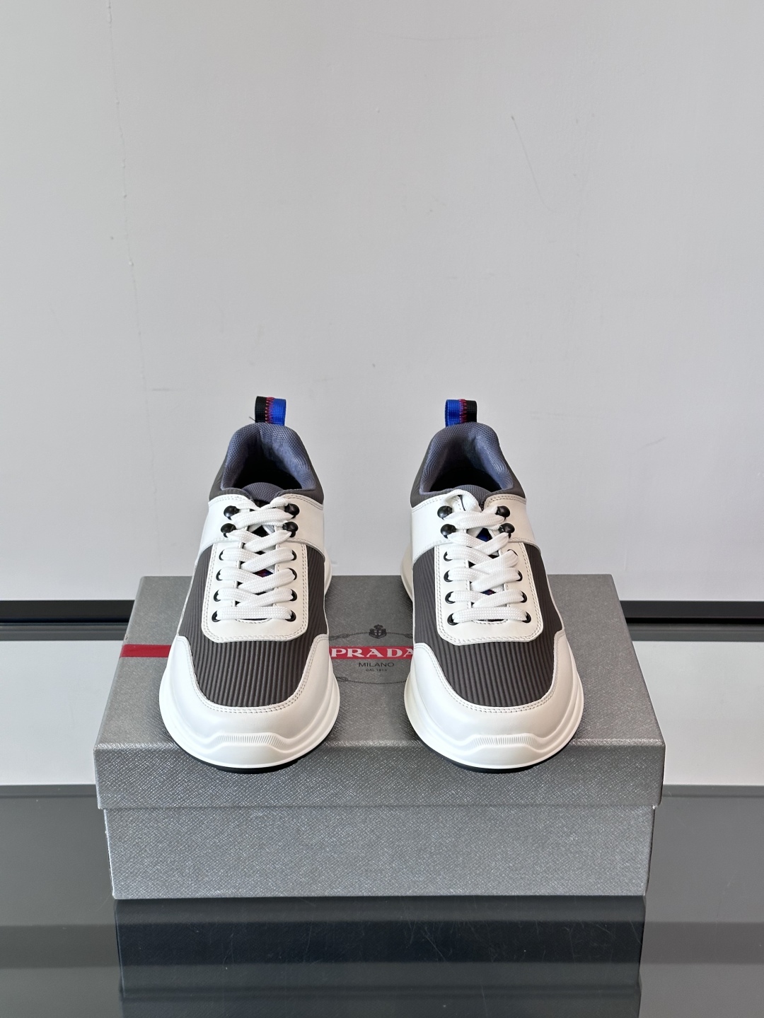 Prada Men's Leather & Mesh Sneakers - Stylish, Comfortable, and Breathable 3 cmp i1750396373249 218 0 1