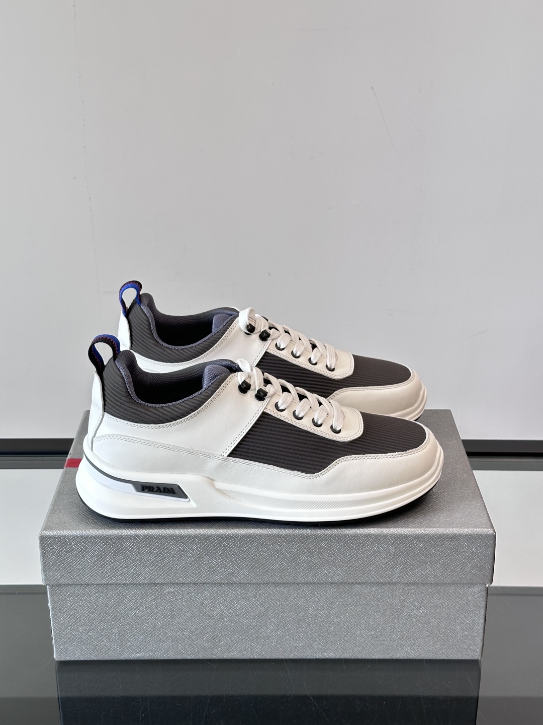 Prada Men's Leather & Mesh Sneakers - Stylish, Comfortable, and Breathable 2 cmp i1750396373284 9613 0 0