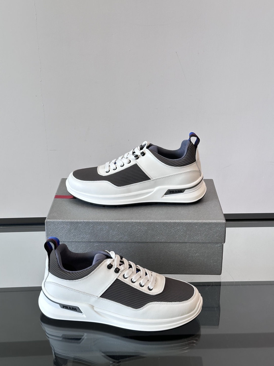 Prada Men's Leather & Mesh Sneakers - Stylish, Comfortable, and Breathable 5 cmp i1750396373335 5536 0 3