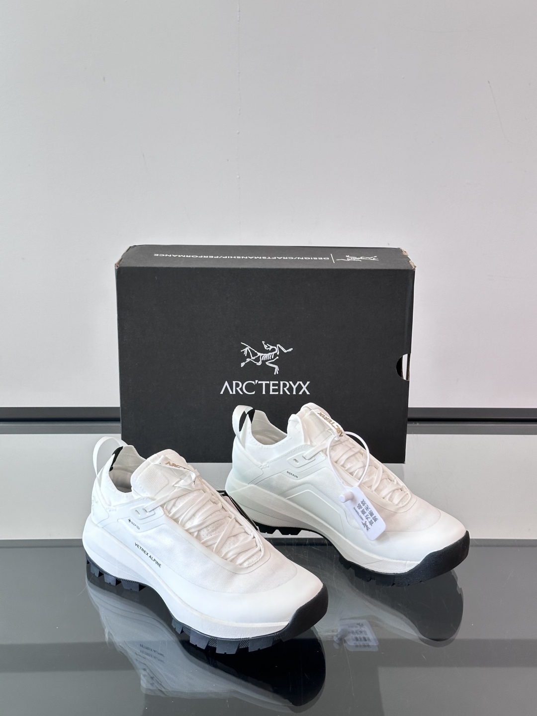 🐦始祖鸟 Vertex AlPine GTX，始祖鸟防水防滑耐磨低帮徒步鞋 Black SaPPhire