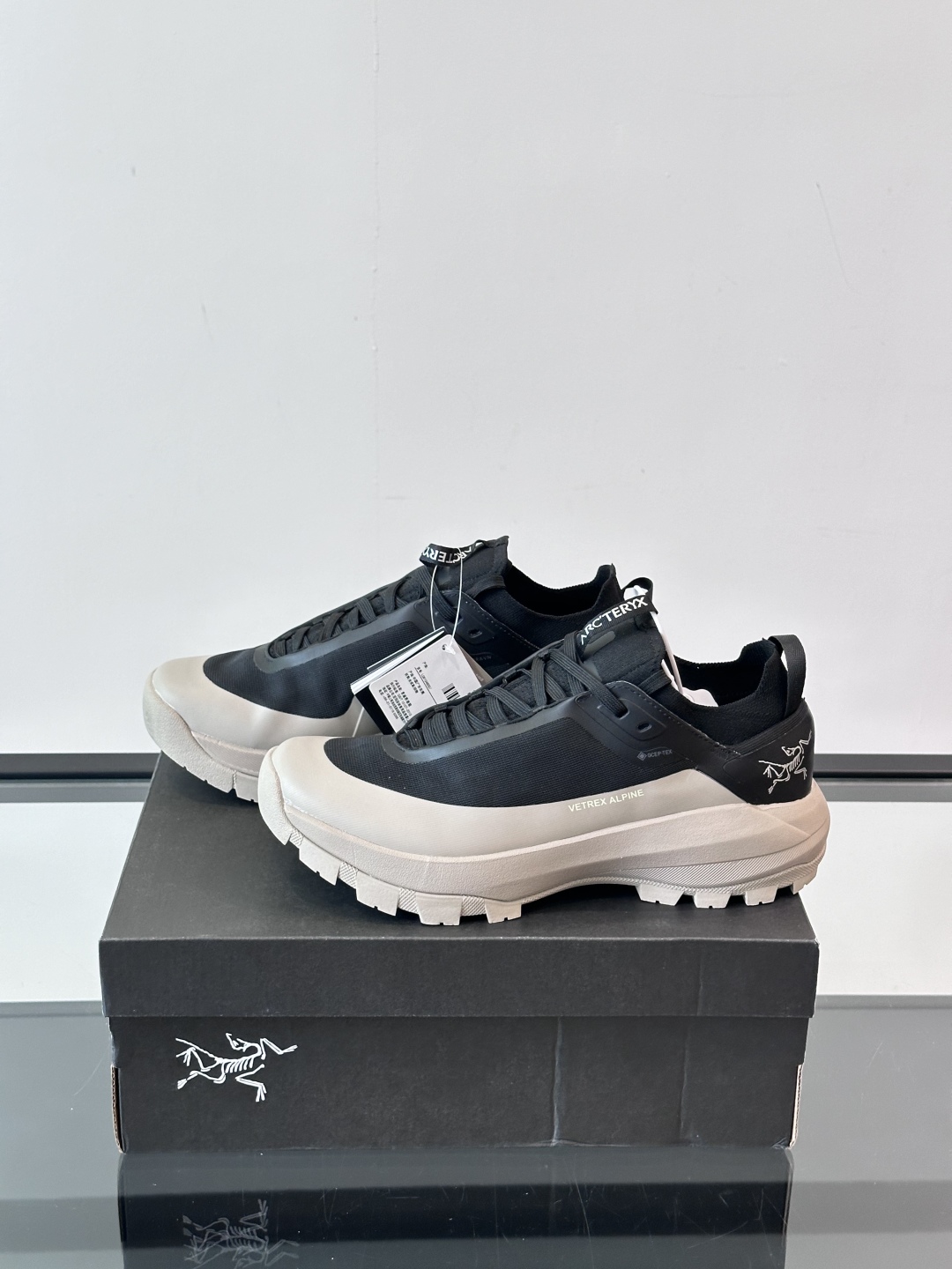 🐦始祖鸟 Vertex AlPine GTX，始祖鸟防水防滑耐磨低帮徒步鞋 Black SaPPhire
