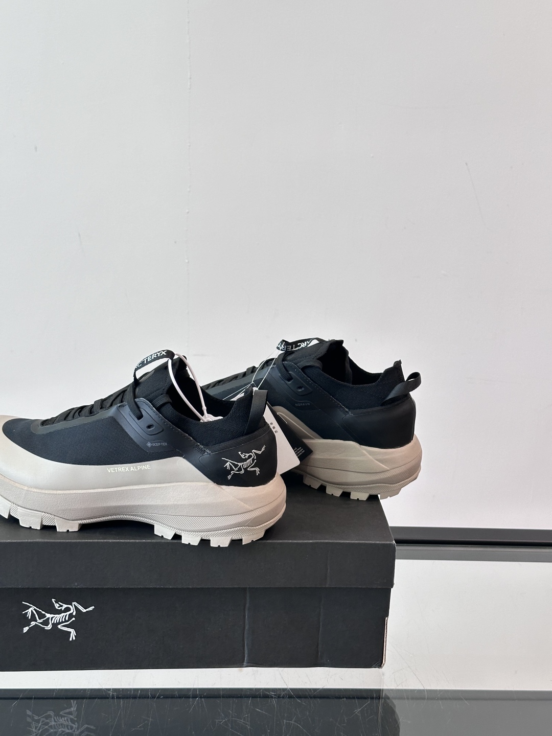 🐦始祖鸟 Vertex AlPine GTX，始祖鸟防水防滑耐磨低帮徒步鞋 Black SaPPhire