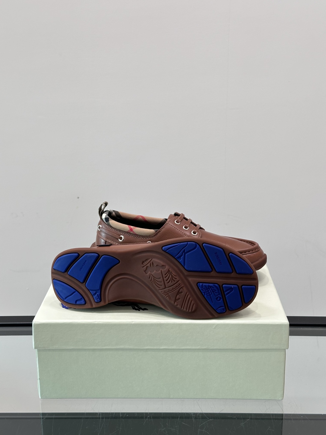 Burberry Checkered Leather Sneakers - Comfortable & Stylish Casual Shoes 11 cmp i1751548961474 6478 0 9