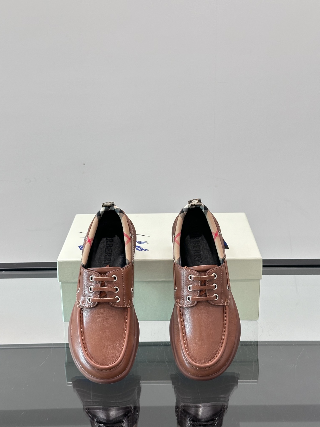 Burberry Checkered Leather Sneakers - Comfortable & Stylish Casual Shoes 7 cmp i1751548967877 5878 0 5
