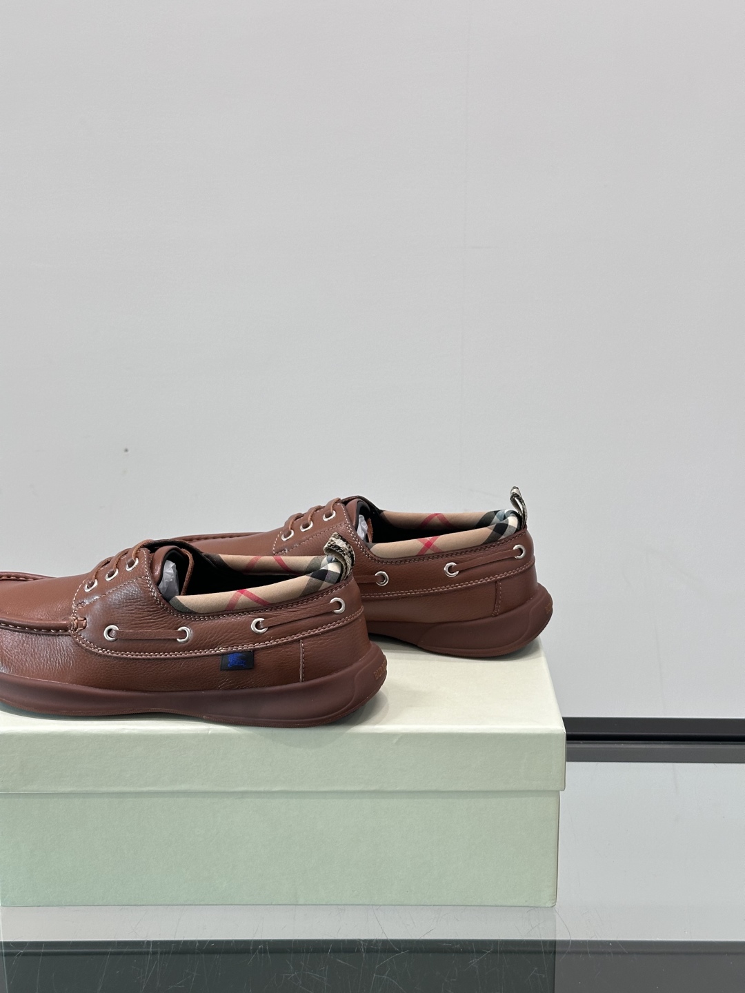 Burberry Checkered Leather Sneakers - Comfortable & Stylish Casual Shoes 9 cmp i1751548967937 3563 0 7