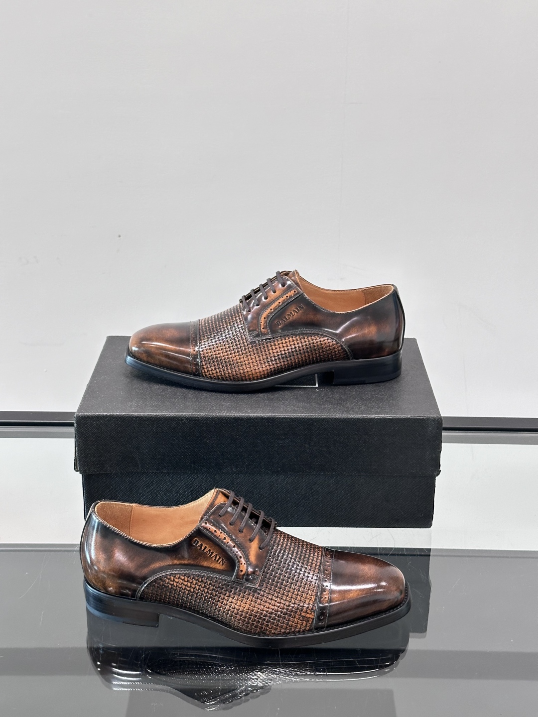 Balmain Men's Leather Dress Shoes - Imported Calfskin, Sizes 39-44 5 cmp i1751638226747 9119 0 3