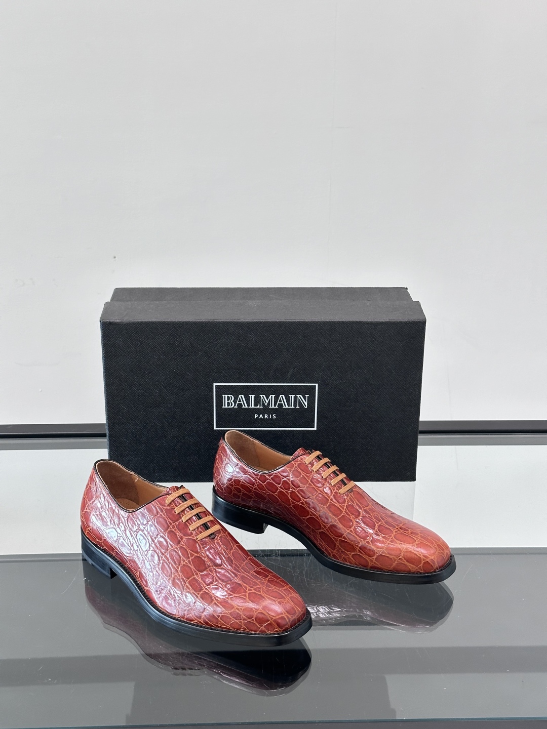 Balmain Leather Dress Shoes for Men, Imported Calfskin, Sizes 39-44 6 cmp i1751697298582 457 0 4