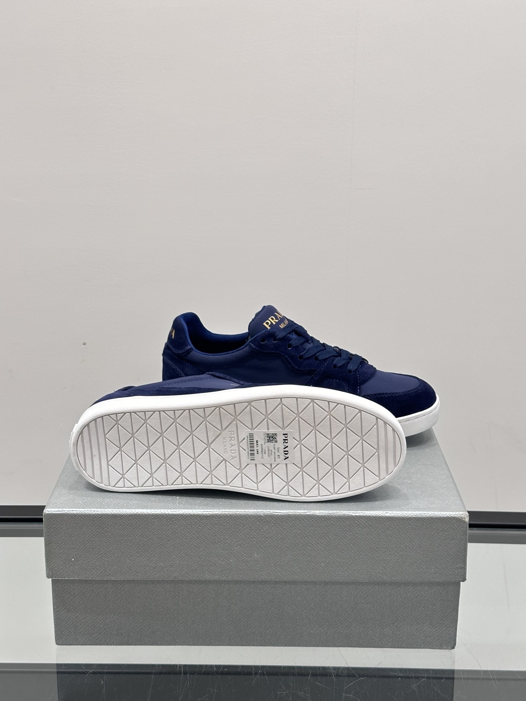 Prada Men's Leather and Suede Sneaker - Casual and Comfortable Shoes 10 cmp i1751778760491 4712 0 8