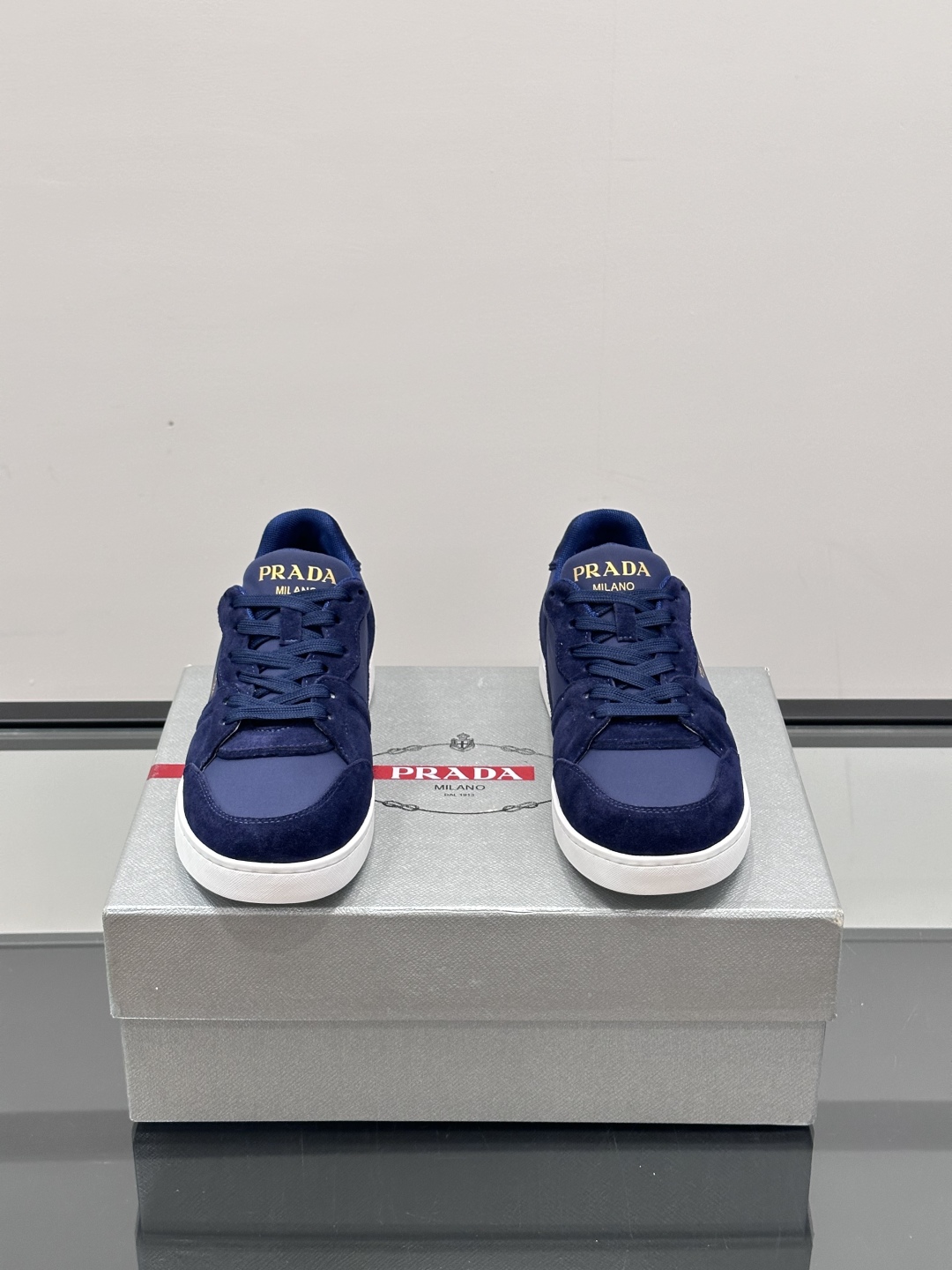 Prada Men's Leather and Suede Sneaker - Casual and Comfortable Shoes 3 cmp i1751778762533 2083 0 1