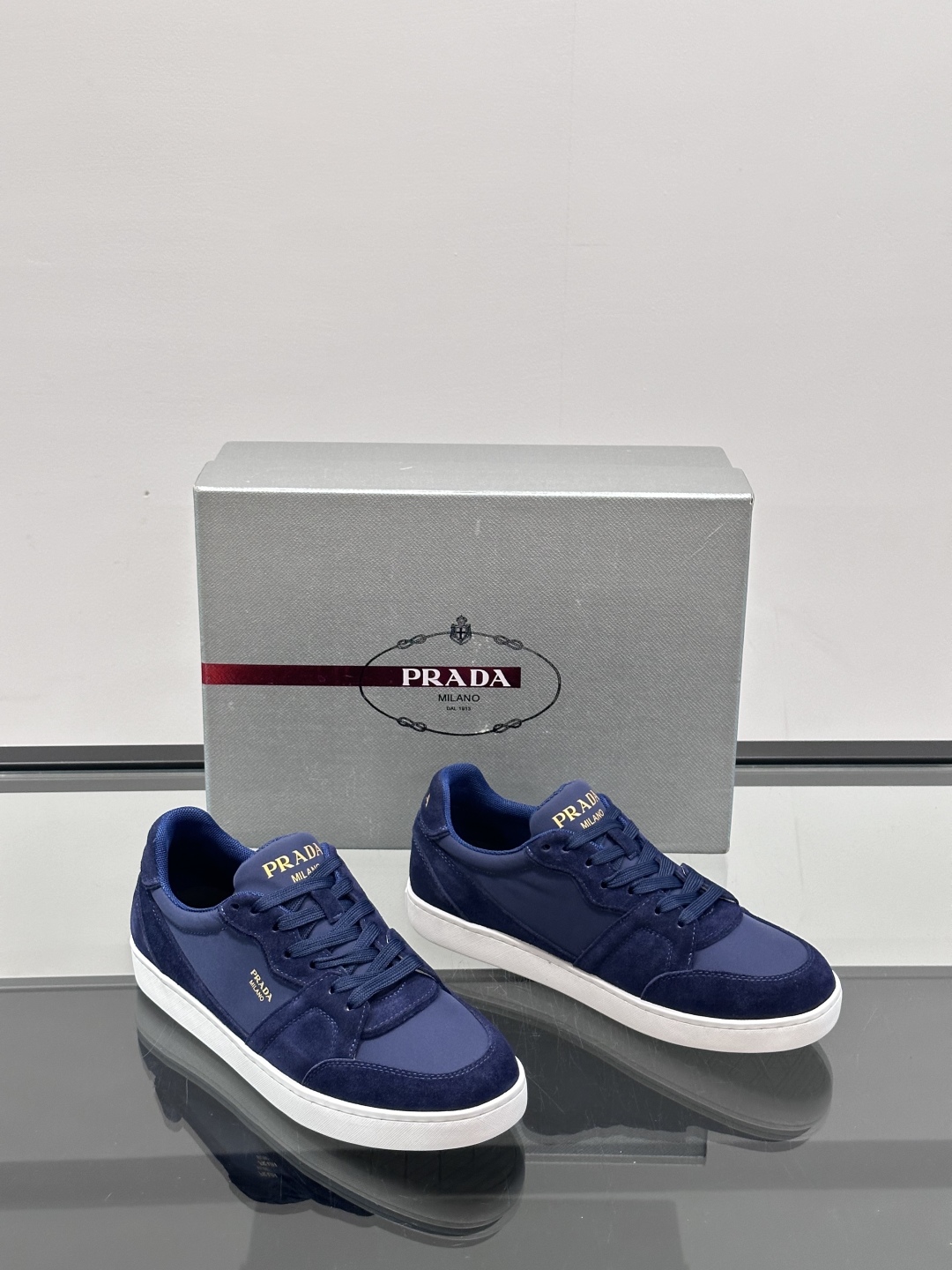 Prada Men's Leather and Suede Sneaker - Casual and Comfortable Shoes 6 cmp i1751778762616 1770 0 4