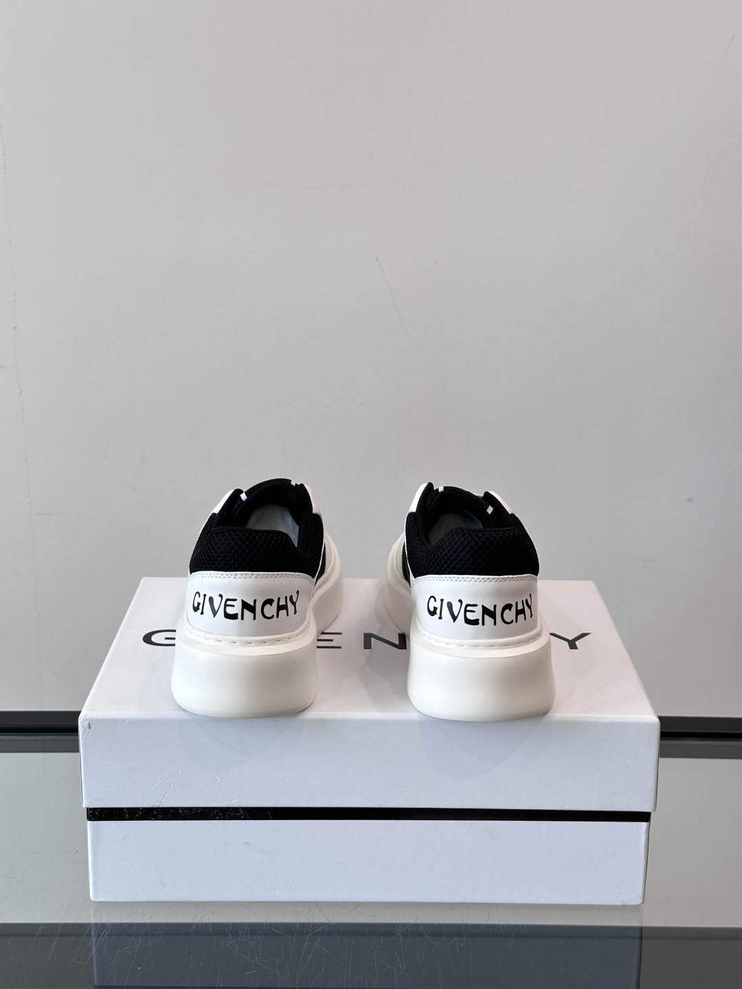 ▫️Gv *y～全新GIV 1男士厚底增高休闲运动鞋，鞋面高品质小牛皮拼接透气布面制成！上脚效果帅气有型