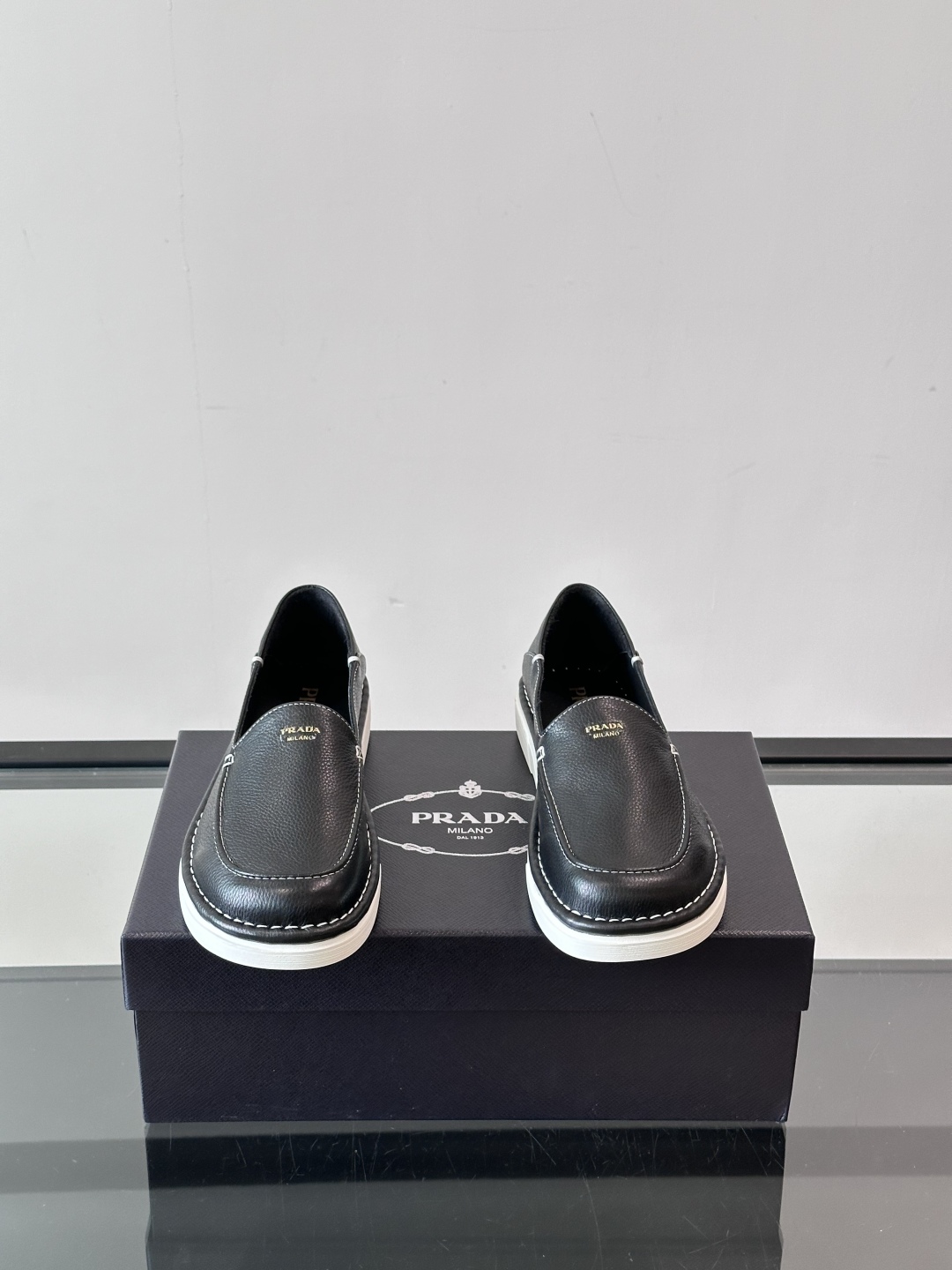 Prada Men's Leather Driving Loafers Casual Shoes - Premium Quality & Comfort 3 cmp i1754731844387 9602 0 1