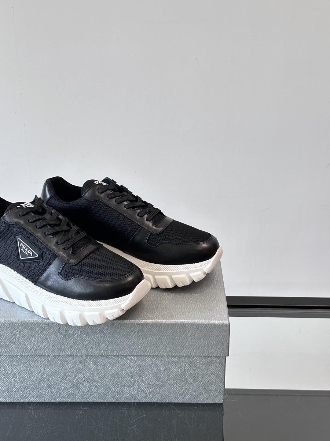 Prada Men's Nappa Leather Sneakers with Embossed Logo - Lightweight & Comfortable 8 cmp i1754989398318 3866 0 6