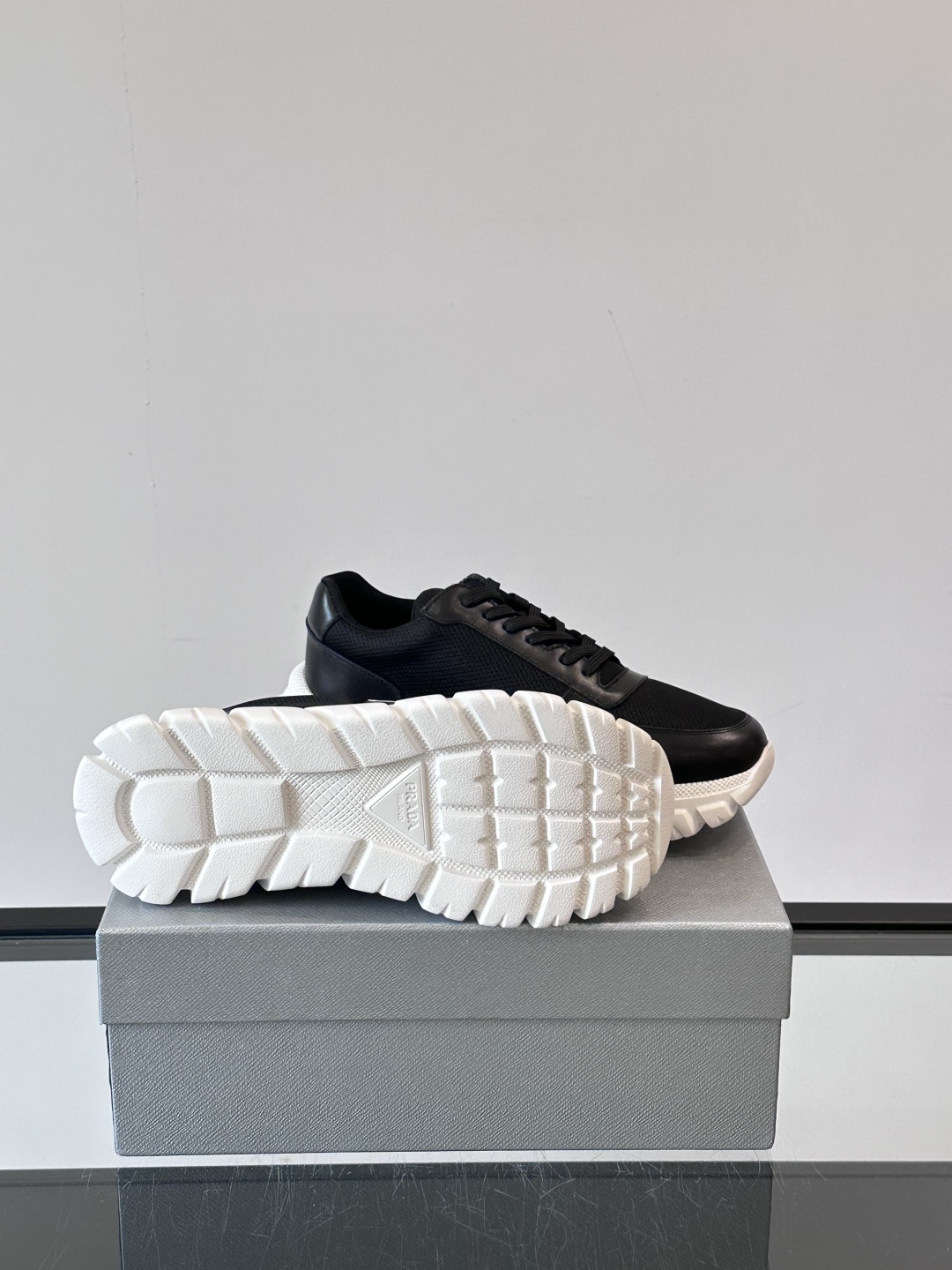 Prada Men's Nappa Leather Sneakers with Embossed Logo - Lightweight & Comfortable 10 cmp i1754989400555 2924 0 8