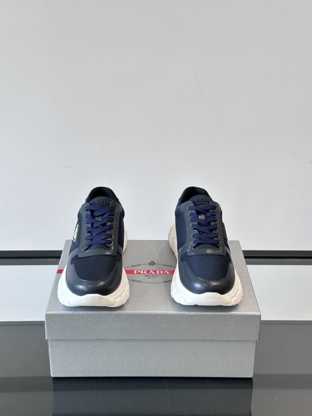Prada Men's Nappa Leather Sneaker With Embossed Logo | Lightweight & Comfortable 3 cmp i1754989438287 5190 0 1