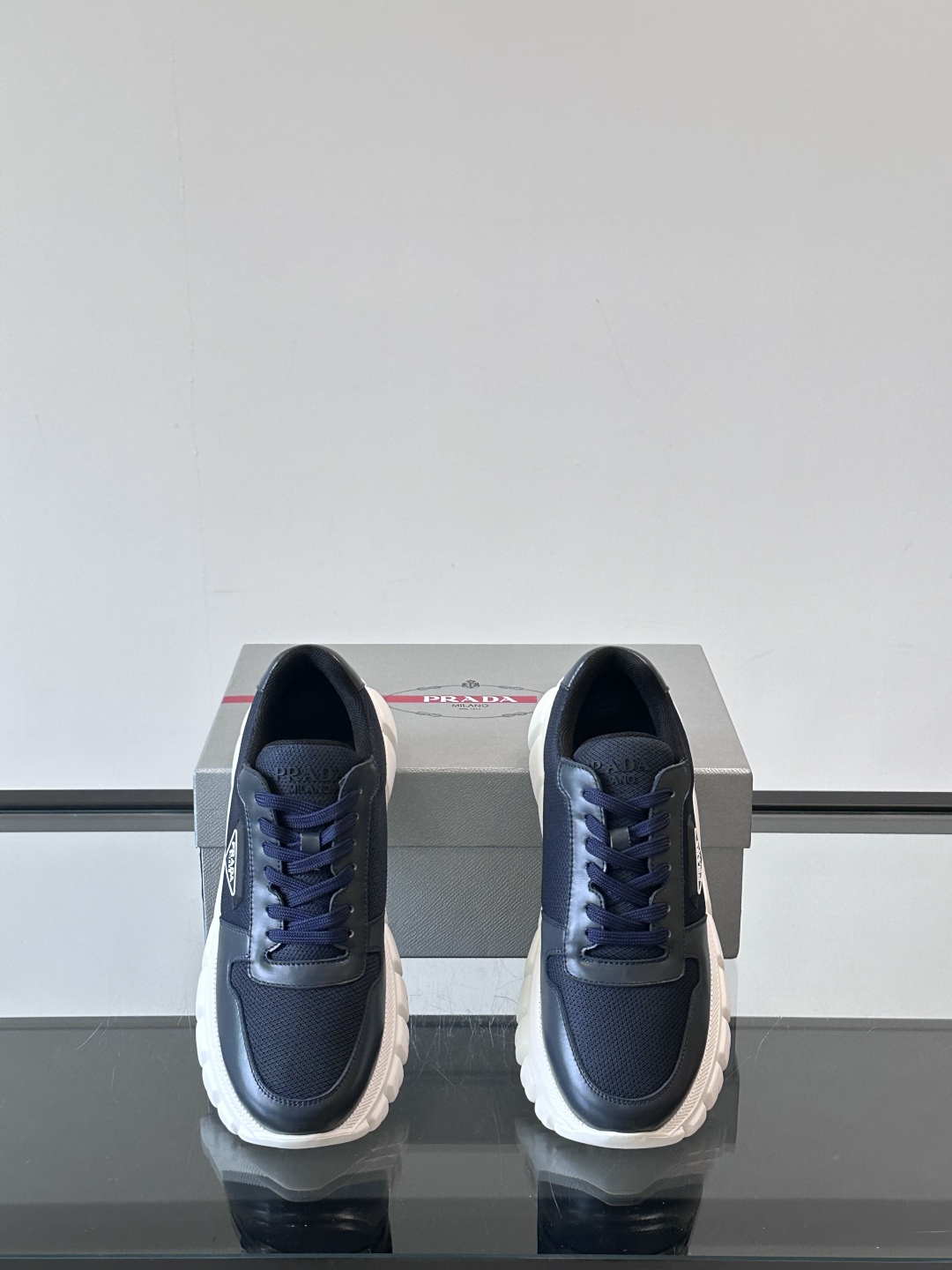 Prada Men's Nappa Leather Sneaker With Embossed Logo | Lightweight & Comfortable 7 cmp i1754989438287 7298 0 5