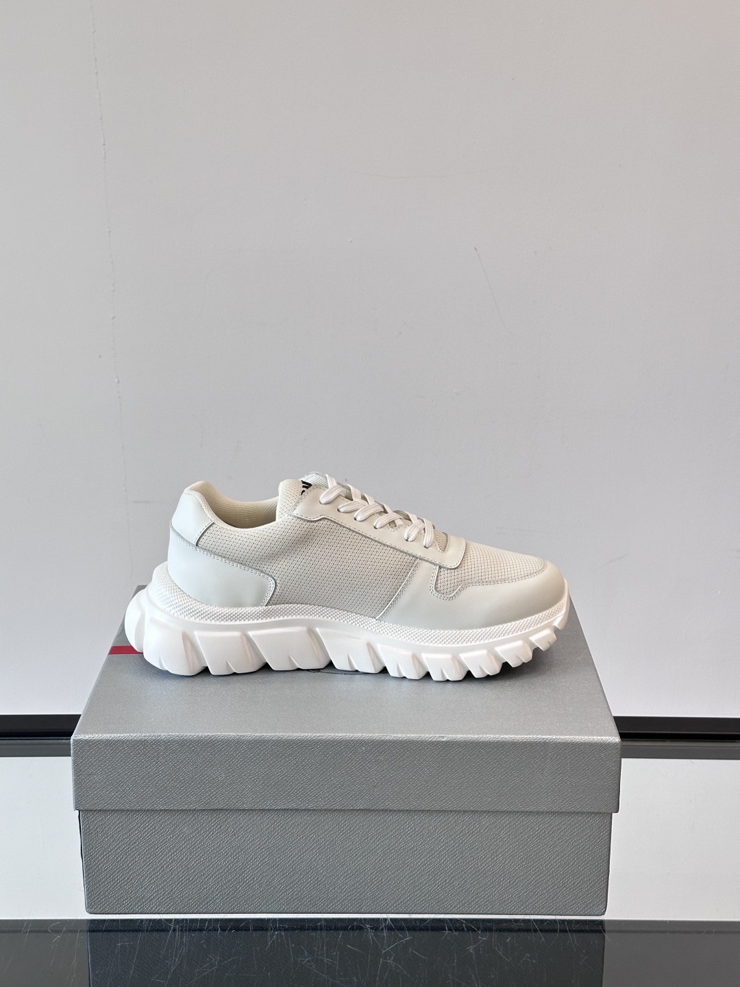 Prada Men's Nappa Leather Sneakers with Rubber Triangle Logo - Lightweight & Stylish 9 cmp i1754989468802 8931 0 7