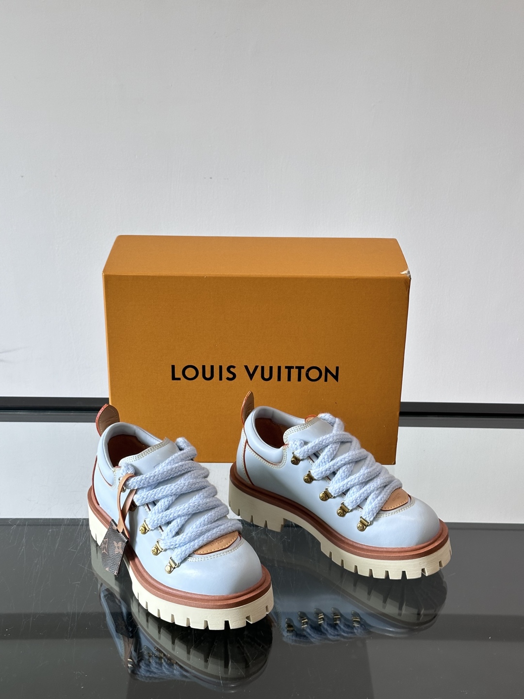 LV REMIX系带鞋法式复古的少女感老爹鞋👟LV Remix derby 25WF新品情侣款德比鞋以经