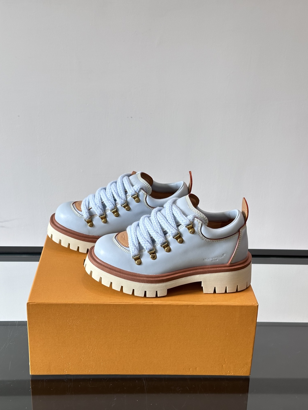 LV REMIX系带鞋法式复古的少女感老爹鞋👟LV Remix derby 25WF新品情侣款德比鞋以经