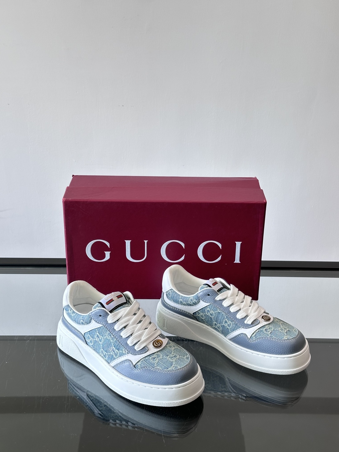 ◾️▫️Gucci男士厚底饼干鞋运动鞋，这款的舒适度真的很绝，超级轻便舒适百搭，👍必备单品，这款单品充满
