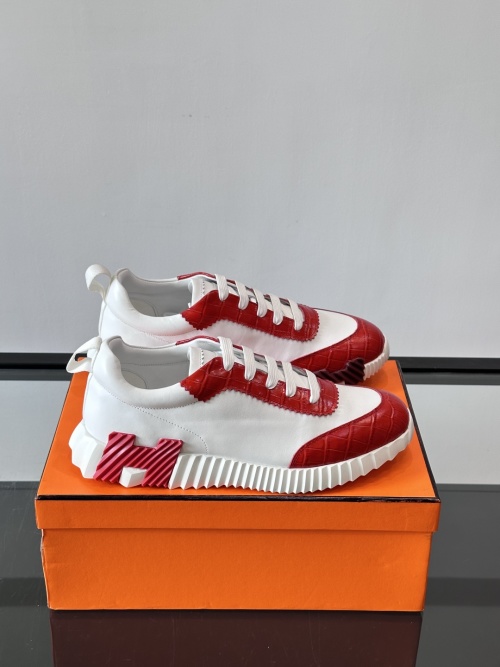 Hermès Bouncing Sneakers White Rubber Sole Red Leather Size 38-44 1 Hermès Bouncing Sneakers White Rubber Sole Red Leather Size 38-44