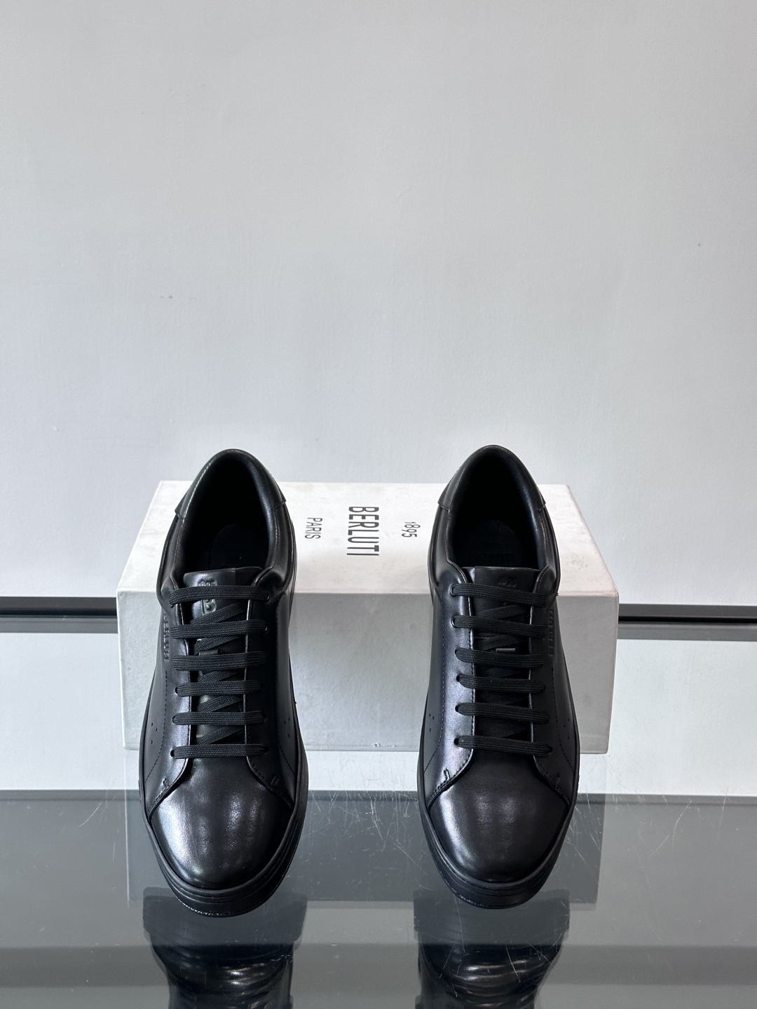 Berlut* 布鲁提 男士高端休闲鞋，官方最新发布走秀新款 进口牛皮材质 侧面图案高周波空压 内里进口