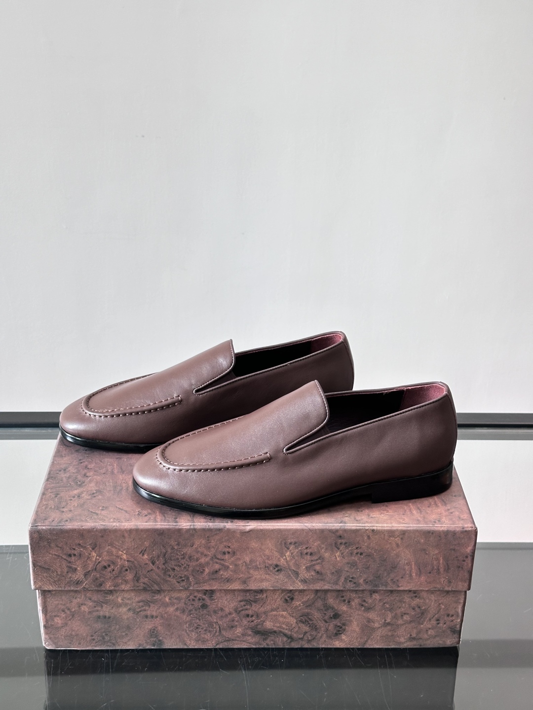 Stefano Ricci 史蒂芬高端奢侈品牌，男士乐福鞋👞，原版牛皮，质感高端细腻，内里全小牛皮面料，