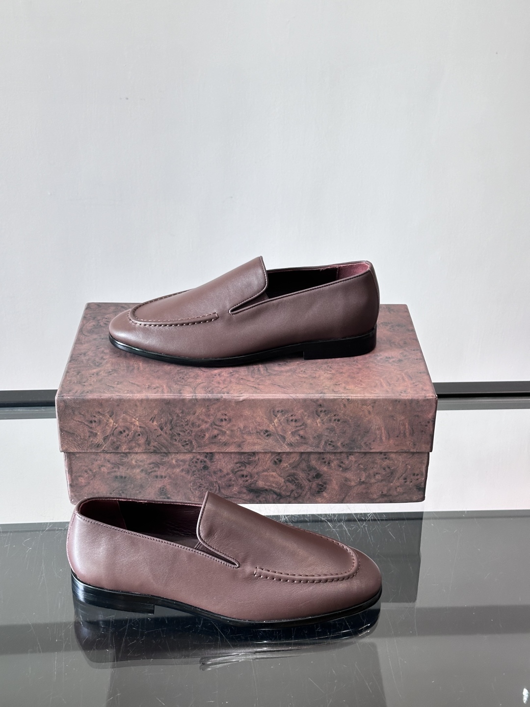 Stefano Ricci 史蒂芬高端奢侈品牌，男士乐福鞋👞，原版牛皮，质感高端细腻，内里全小牛皮面料，