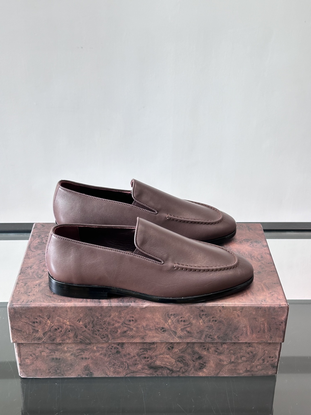 Stefano Ricci 史蒂芬高端奢侈品牌，男士乐福鞋👞，原版牛皮，质感高端细腻，内里全小牛皮面料，
