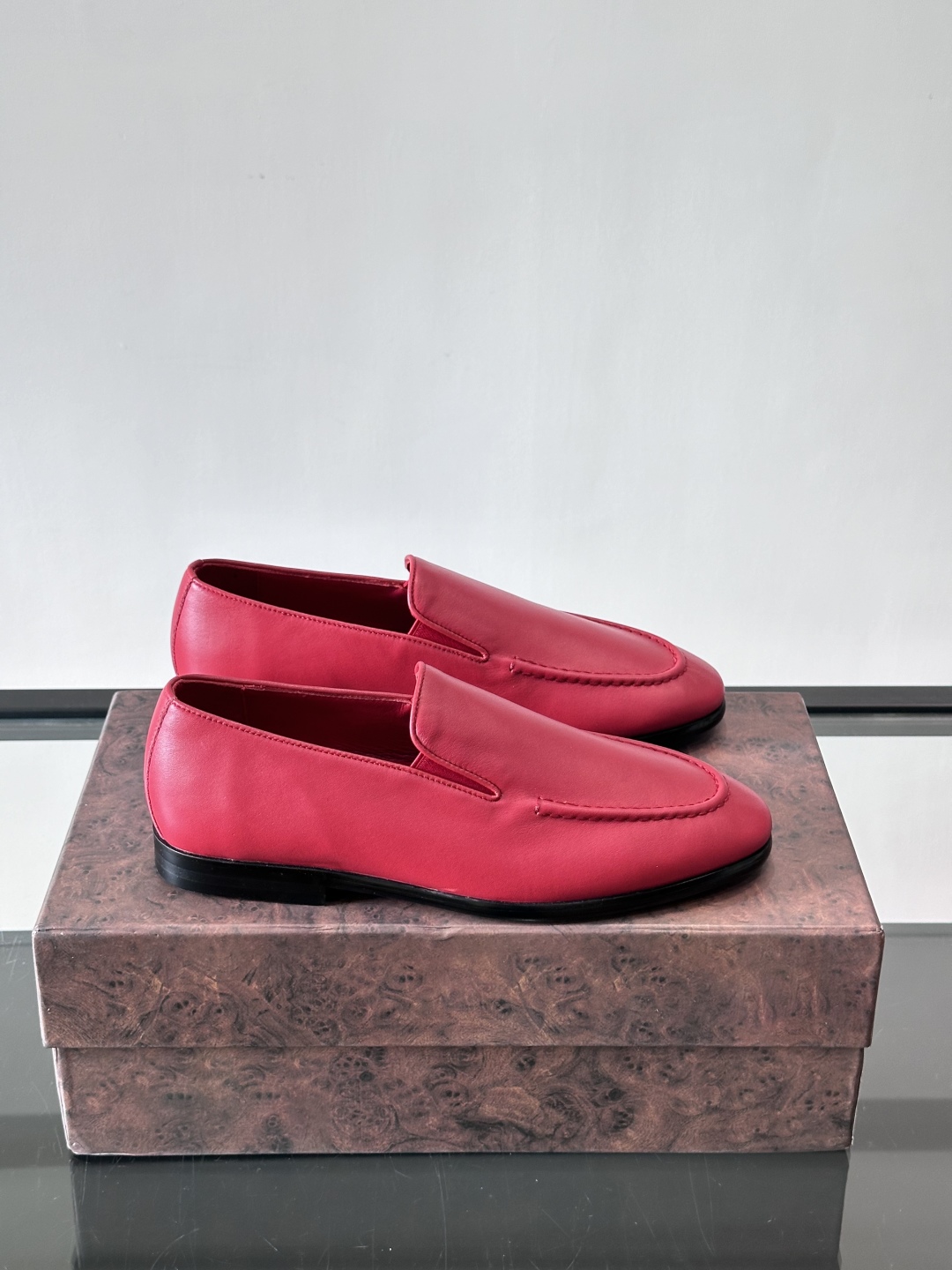 Stefano Ricci 史蒂芬高端奢侈品牌，男士乐福鞋👞，原版牛皮，质感高端细腻，内里全小牛皮面料，