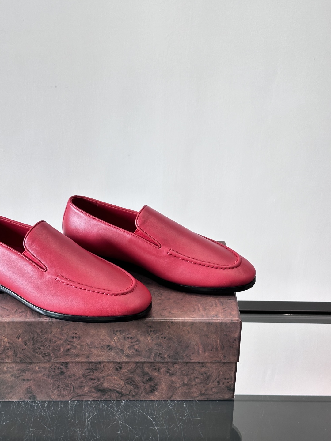 Stefano Ricci 史蒂芬高端奢侈品牌，男士乐福鞋👞，原版牛皮，质感高端细腻，内里全小牛皮面料，