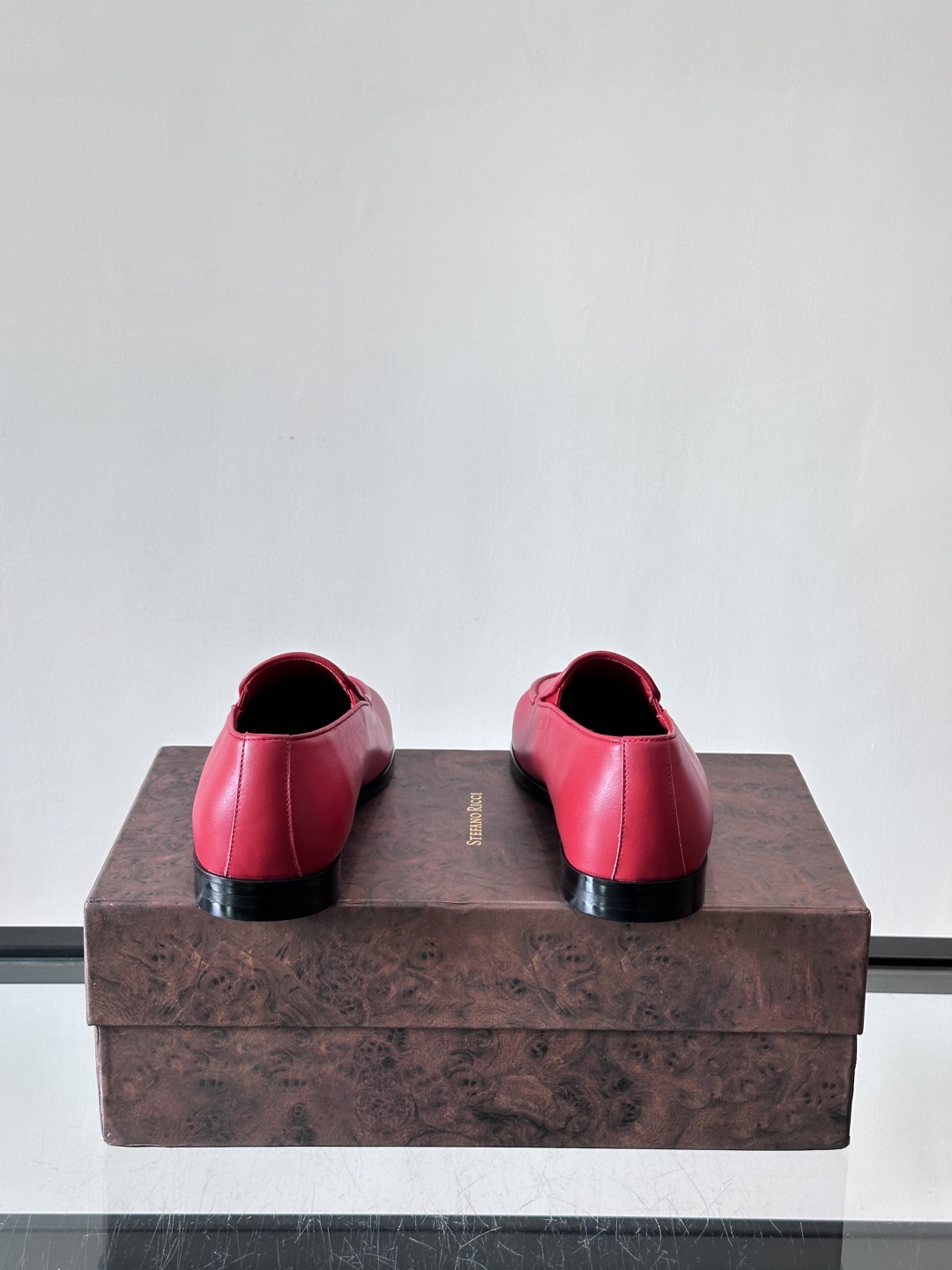 Stefano Ricci 史蒂芬高端奢侈品牌，男士乐福鞋👞，原版牛皮，质感高端细腻，内里全小牛皮面料，