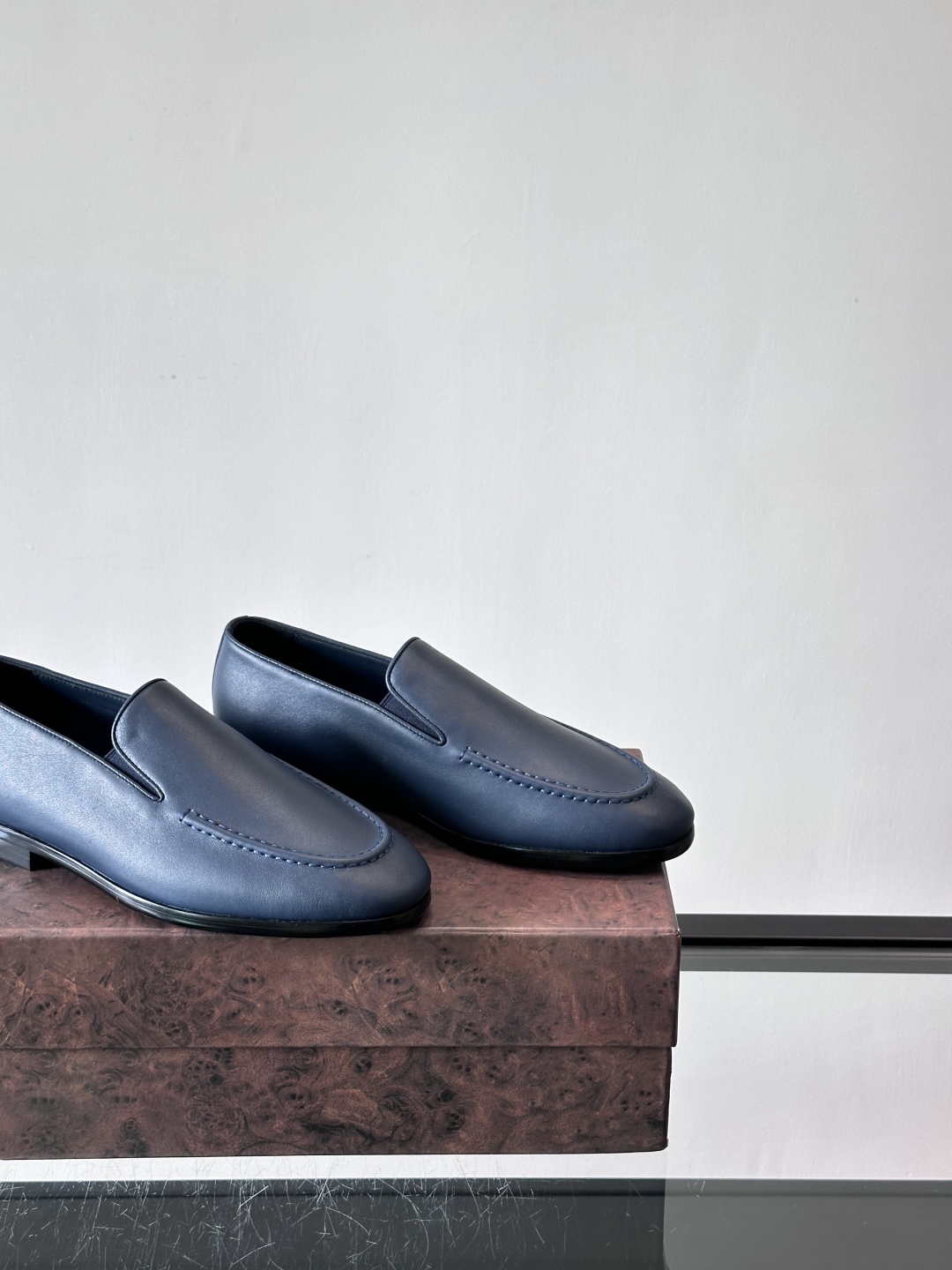 Stefano Ricci 史蒂芬高端奢侈品牌，男士乐福鞋👞，原版牛皮，质感高端细腻，内里全小牛皮面料，