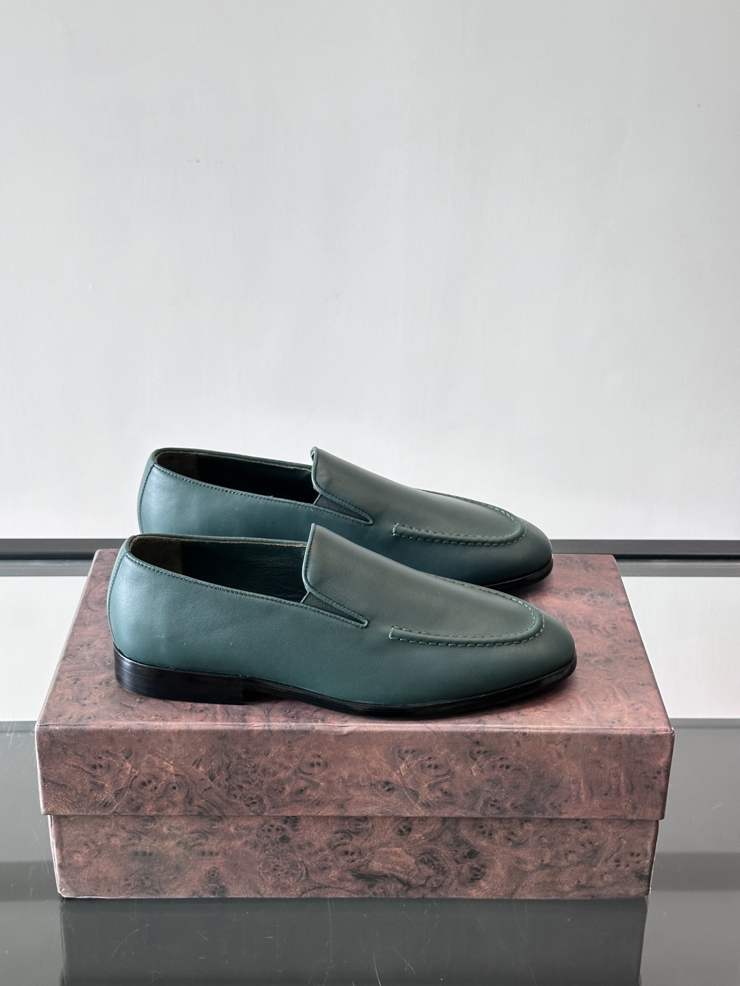 Stefano Ricci 史蒂芬高端奢侈品牌，男士乐福鞋👞，原版牛皮，质感高端细腻，内里全小牛皮面料，