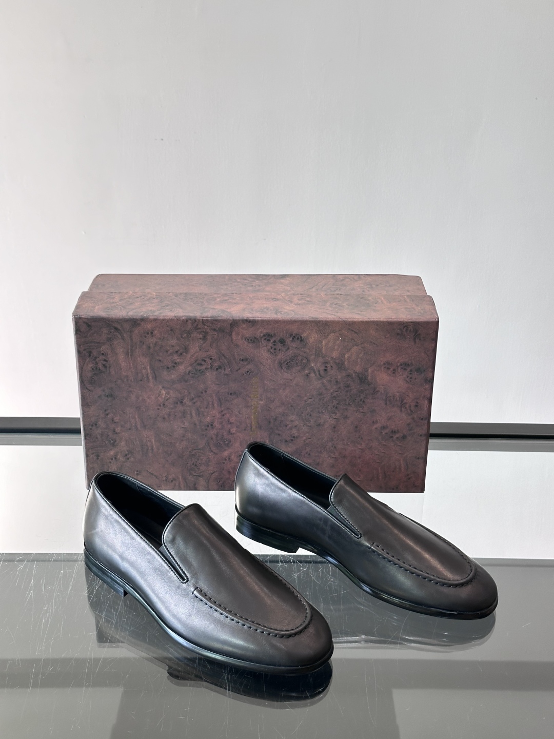Stefano Ricci 史蒂芬高端奢侈品牌，男士乐福鞋👞，原版牛皮，质感高端细腻，内里全小牛皮面料，