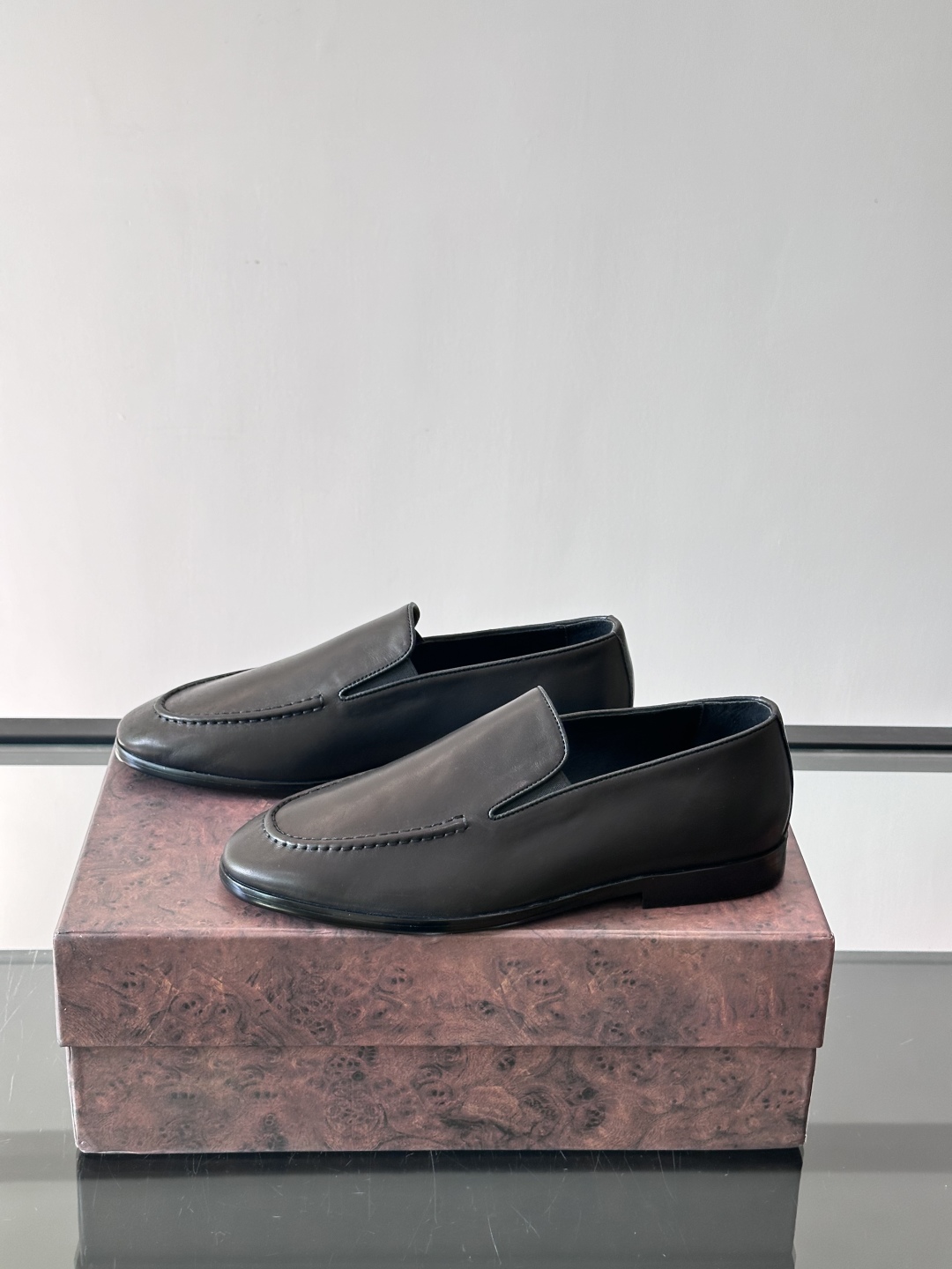 Stefano Ricci 史蒂芬高端奢侈品牌，男士乐福鞋👞，原版牛皮，质感高端细腻，内里全小牛皮面料，