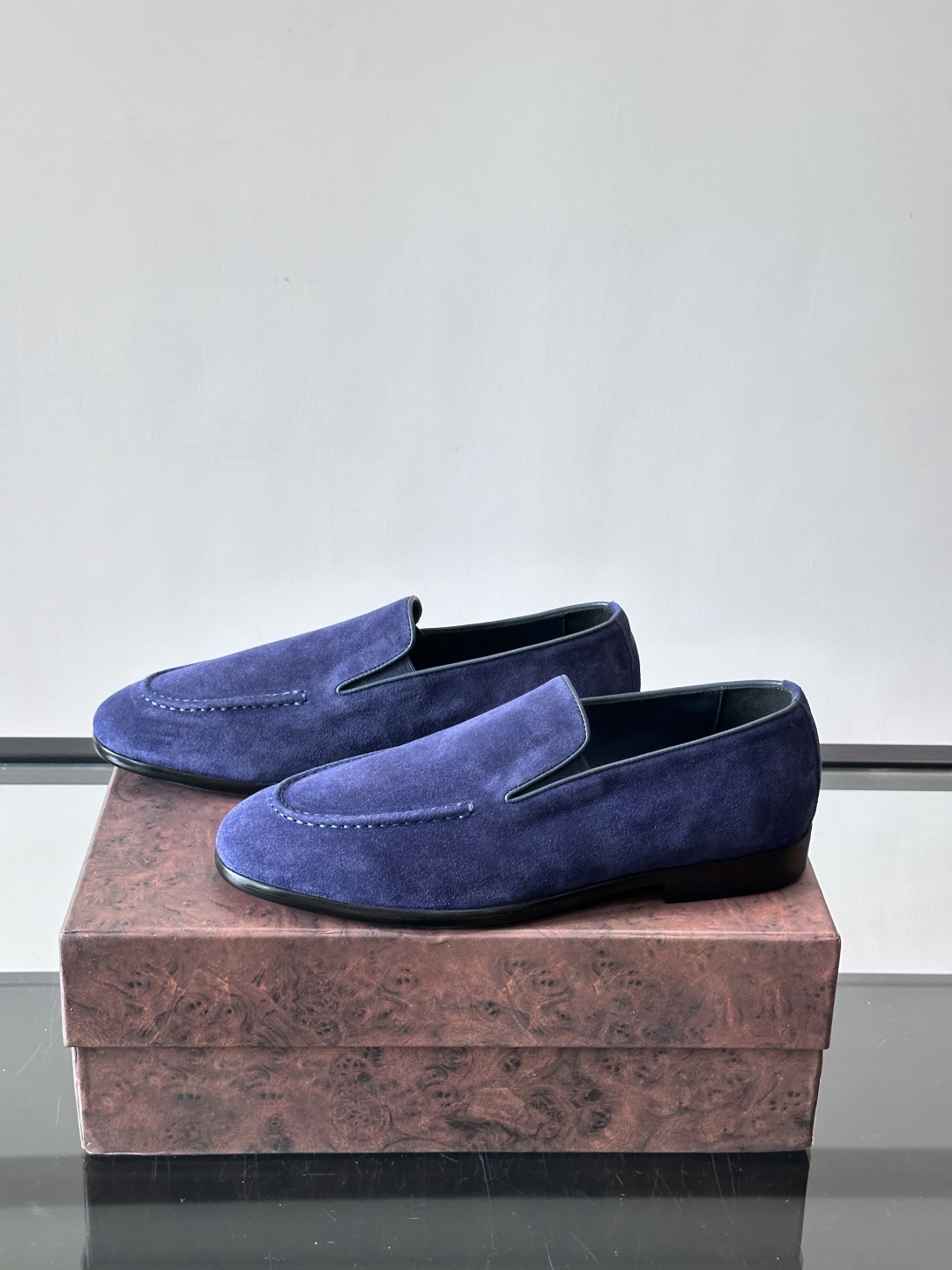 Stefano Ricci 史蒂芬高端奢侈品牌，男士乐福鞋👞，原版牛皮，质感高端细腻，内里全小牛皮面料，