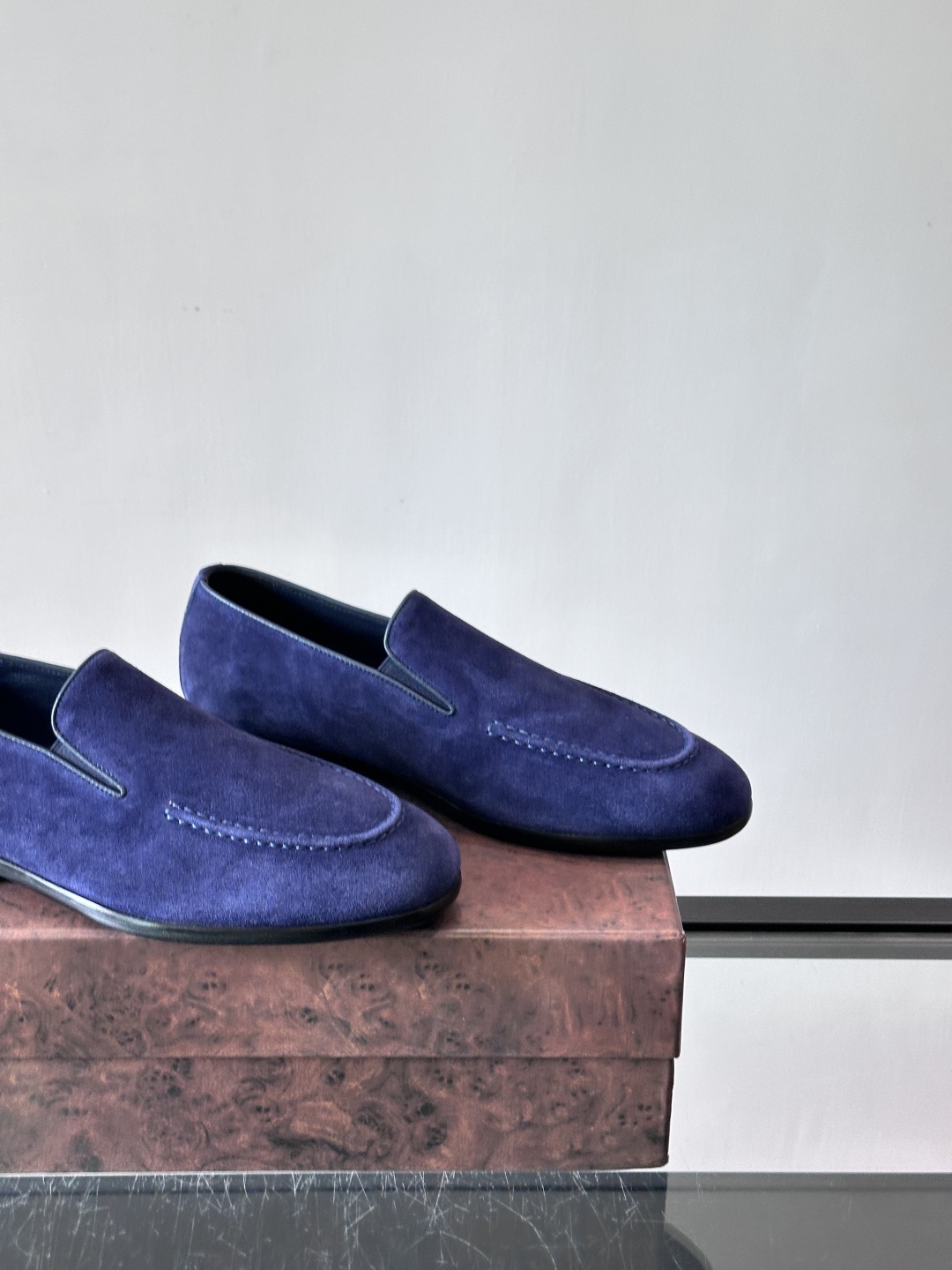 Stefano Ricci 史蒂芬高端奢侈品牌，男士乐福鞋👞，原版牛皮，质感高端细腻，内里全小牛皮面料，