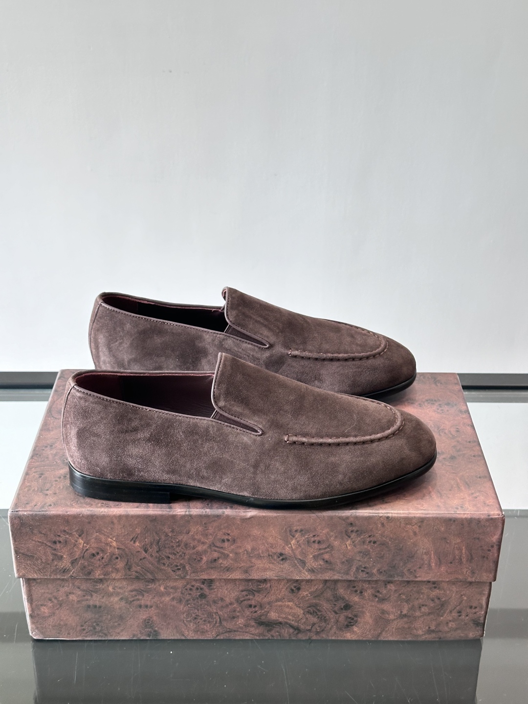 Stefano Ricci 史蒂芬高端奢侈品牌，男士乐福鞋👞，原版牛皮，质感高端细腻，内里全小牛皮面料，
