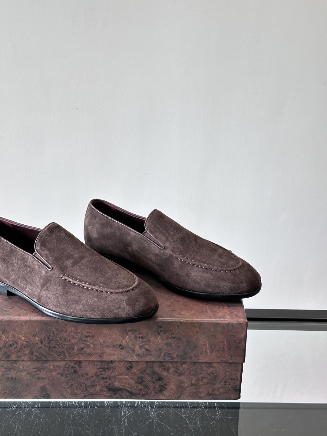 Stefano Ricci 史蒂芬高端奢侈品牌，男士乐福鞋👞，原版牛皮，质感高端细腻，内里全小牛皮面料，
